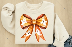 Halloween Coquette Bow PNG, Halloween Bow PNG Product Image 3