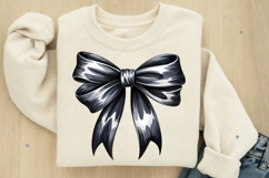 Halloween Coquette Bow PNG, Halloween Bow PNG Product Image 1
