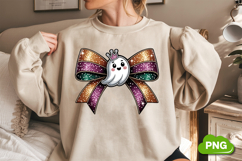 Spooky Bow PNG | Girly Halloween Bow PNG Sublimation Product Image 2