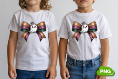 Spooky Bow PNG | Girly Halloween Bow PNG Sublimation Product Image 4