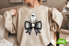 Halloween Bow PNG | Cute Ghost PNG Product Image 2
