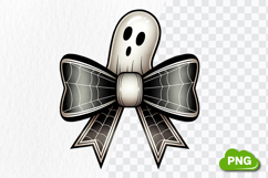 Halloween Coquette Clipart | Halloween Black Bow PNG Product Image 3