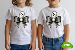 Halloween Coquette Clipart | Halloween Black Bow PNG Product Image 4