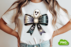 Cute Bow PNG | Halloween Bow Digital Art Product Image 1