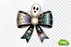 Cute Bow PNG | Halloween Bow Digital Art Product Image 3