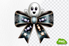Coquette Spooky Bow PNG | Halloween Bow PNG Product Image 3