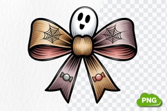 Halloween Bow PNG | Cute Spooky Bow Digital Clipart Product Image 3