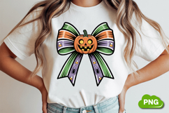 Halloween Ghost Bow PNG | Spooky Clipart PNG Product Image 1