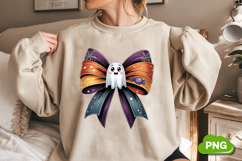 Cute Spooky Bow PNG | Halloween Sublimation Clipart Product Image 2