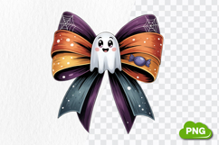 Cute Spooky Bow PNG | Halloween Sublimation Clipart Product Image 3