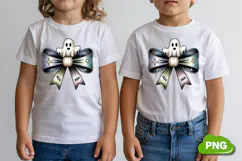 Halloween Coquette Bow PNG | Spooky Bow PNG | Halloween Bow Product Image 4