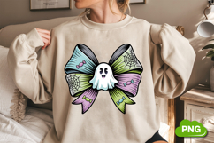 Ghost Bow PNG | Halloween Coquette PNG Design Product Image 2