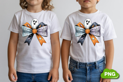 Ghost Bow PNG | Cute Spooky Coquette Bow PNG Product Image 4