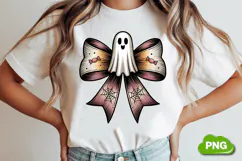 Cute Spooky Bow PNG | Halloween Coquette Bow PNG | Halloween Product Image 1