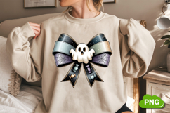 Haunted Coquette Bow PNG | Halloween Bow PNG | Ghost Bow PNG Product Image 2