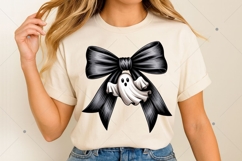 Halloween Coquette Bow PNG, Halloween Bow PNG Product Image 4