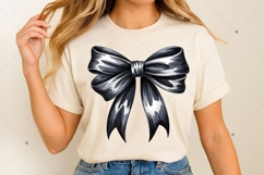 Halloween Coquette Bow PNG, Halloween Bow PNG Product Image 4