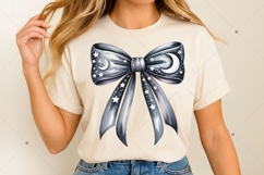 Halloween Coquette Bow PNG, Halloween Bow PNG Product Image 4