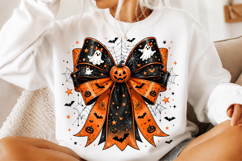 Halloween Coquette Bow Sublimation PNG Product Image 1