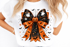 Halloween Coquette Bow Sublimation PNG Product Image 3