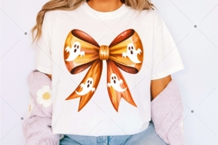 Halloween Coquette Bow PNG, Halloween Bow PNG Product Image 2