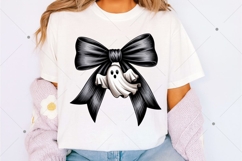 Halloween Coquette Bow PNG, Halloween Bow PNG Product Image 2