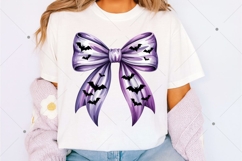 Halloween Coquette Bow PNG, Halloween Bow PNG Product Image 2