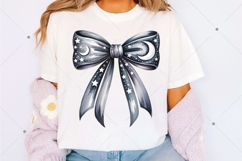 Halloween Coquette Bow PNG, Halloween Bow PNG Product Image 2