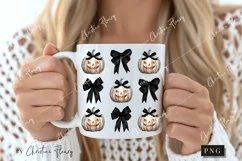 White Halloween Coquette Bows PNG | Halloween PNG Product Image 2
