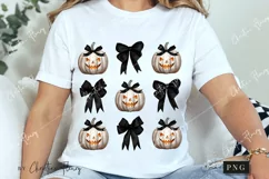 White Halloween Coquette Bows PNG | Halloween PNG Product Image 3