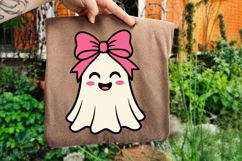 Halloween Coquette Cute Ghost PNG Design Product Image 3