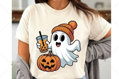 Halloween Coquette Ghost PNG, Halloween Ghost PNG, Spooky Product Image 2