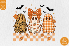 Halloween Coquette Ghost Sublimation PNG Product Image 1