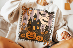 Halloween PNG, Retro Halloween PNG, Spooky PNG, Coquette PNG Product Image 3