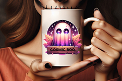 halloween cosmic boo ghost png, celestial halloween clipart, cosmic ghost sublimation, galaxy halloween design, mystical ghost png, halloween sublimation clipart, space halloween ghost, cosmic boo png, halloween stars and moon design, spooky cute ghost pn
