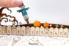 Halloween Countdown Calendar Laser Cut Design Product Image 8