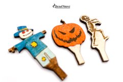 Halloween Countdown Calendar Laser Cut Design Product Image 3