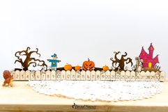 Halloween Countdown Calendar Laser Cut Design Product Image 2