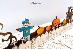 Halloween Countdown Calendar Laser Cut Design Product Image 5