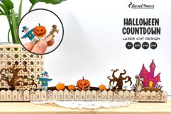 Halloween Countdown Calendar Laser Cut Design Product Image 1