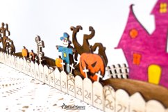 Halloween Countdown Calendar Laser Cut Design Product Image 7