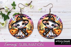 Halloween Cow Earrings - Cute Highland Cow Earring Product Image 1