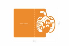 Creepy Ghost in Halloween Night for Card Papercut Product Image 2