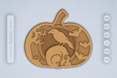 Halloween Layered Laser Cut 3D SVG Product Image 2