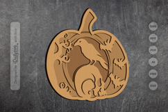 Halloween Layered Laser Cut 3D SVG Product Image 3