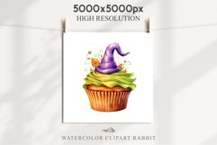 Halloween Cupcakes Spooky Cake Clipart PNG Scrapbooking Fairy Tale Art Image Watercolor Transparent Print illustration sublimation creepy printable digital file watercolor halloween cupcake, spooky party clipart, sublimation nursery, Creepy Witch art, bak