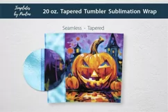 Halloween Add Your Name Tumbler Wrap for sublimation