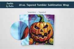 Halloween Add Your Name Tumbler Wrap  for sublimation