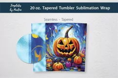 Halloween Add Your Name Tumbler Wrap for sublimation