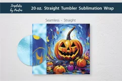 Halloween Add Your Name Tumbler Wrap for sublimation